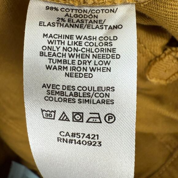 NWT Loft Cropped Pants Womens 6P Camel Paperbag Waist Belted High Rise Stretch - Picture 7 of 11